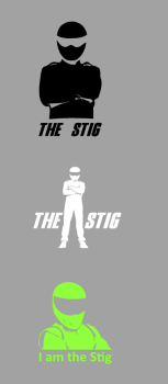 Aufkleber I am the Stig